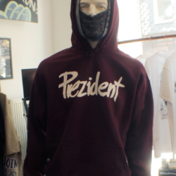 Prezident Hoodie maroon